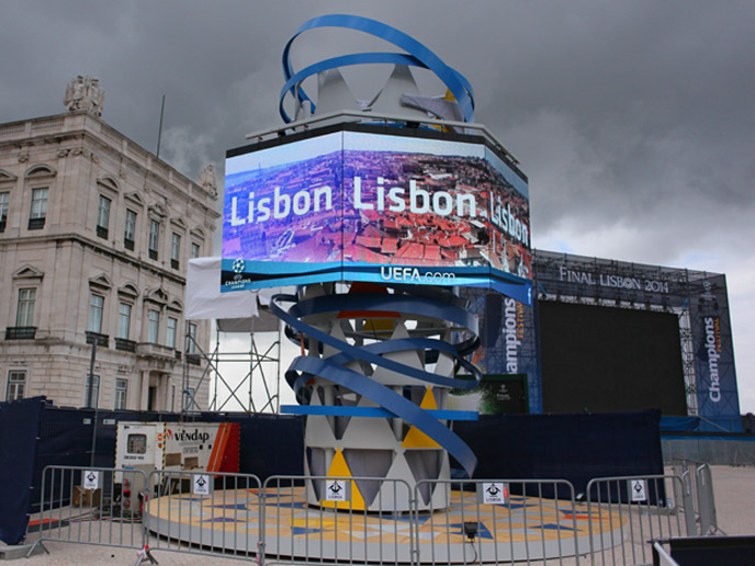 AwesomeWall at UEFA