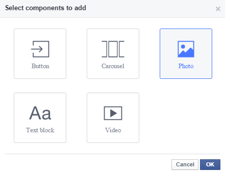Facebook Canvas Components