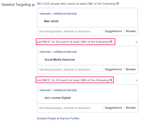 Facebook Detailed Targeting