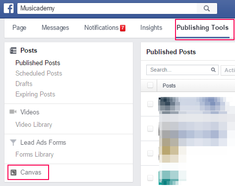 How to create a Facebook Canvas ad Publishing tools