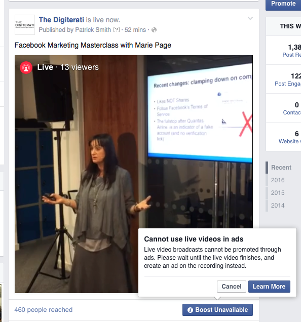Facebook Live Screenshot 8