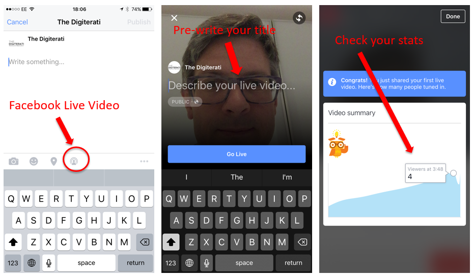 12 top tips for using Facebook Live video The Digiterati