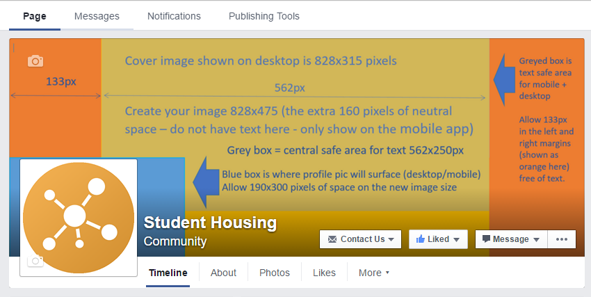 Facebook Cover image size specs