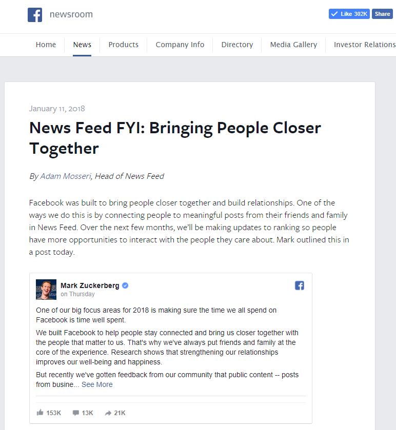 End game? What the experts say Facbeook's Newsfeed changes really mean for  publishers