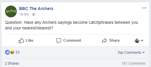 The-Archers-conversational-post-examples