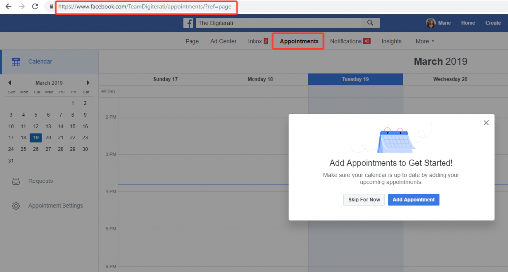 How to set up appointments on your Facebook Page The Digiterati