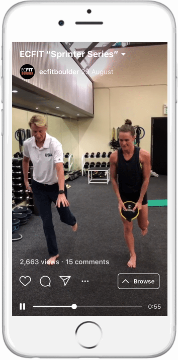 Using Instagram IGTV to teach fitness online